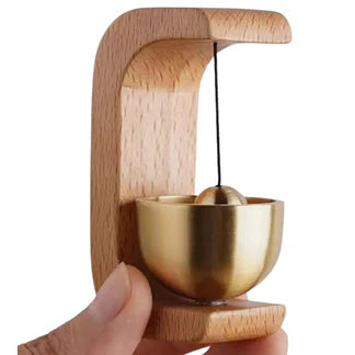 Bell Wooden Door Wind Chime Loud Shopkeepers Opening Magnetic Decorative