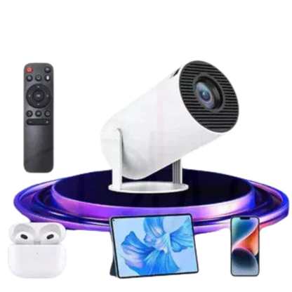 5G 4K WiFi Bluetooth Projector Smart HD LED HDMI USB Android Office Home Theater