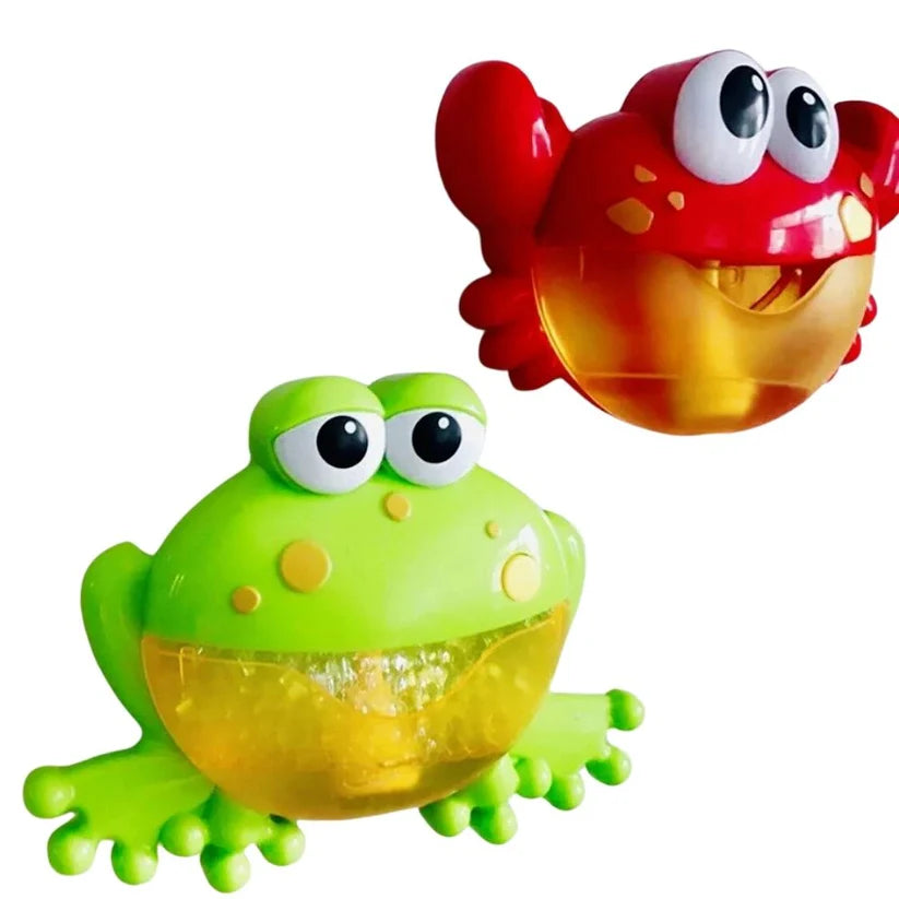 Baby Bath Toy Kids Bubble Crab Frog Automatic Baby Bath Time Fun Baby Toys Music Toy