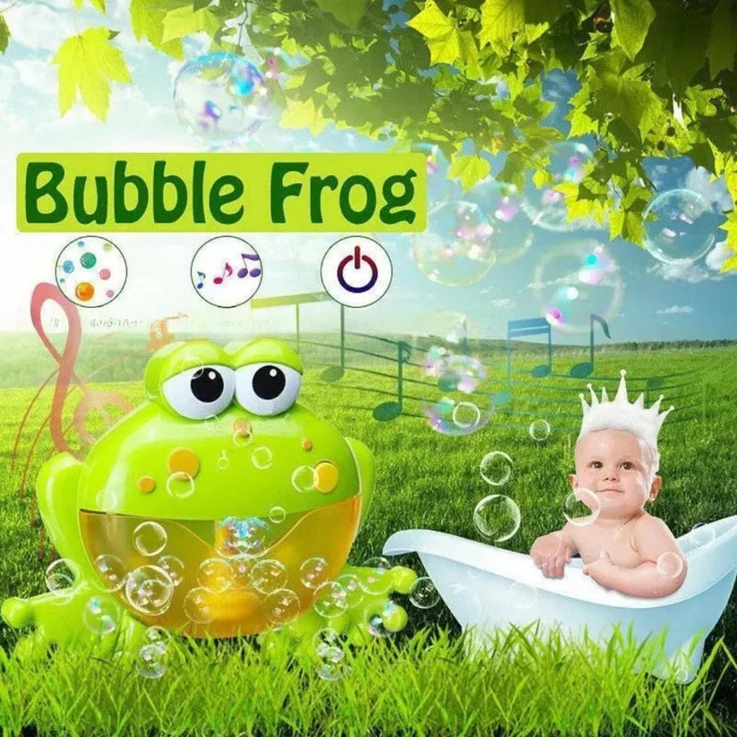 Baby Bath Toy Kids Bubble Crab Frog Automatic Baby Bath Time Fun Baby Toys Music Toy