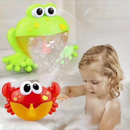 Baby Bath Toy Kids Bubble Crab Frog Automatic Baby Bath Time Fun Baby Toys Music Toy