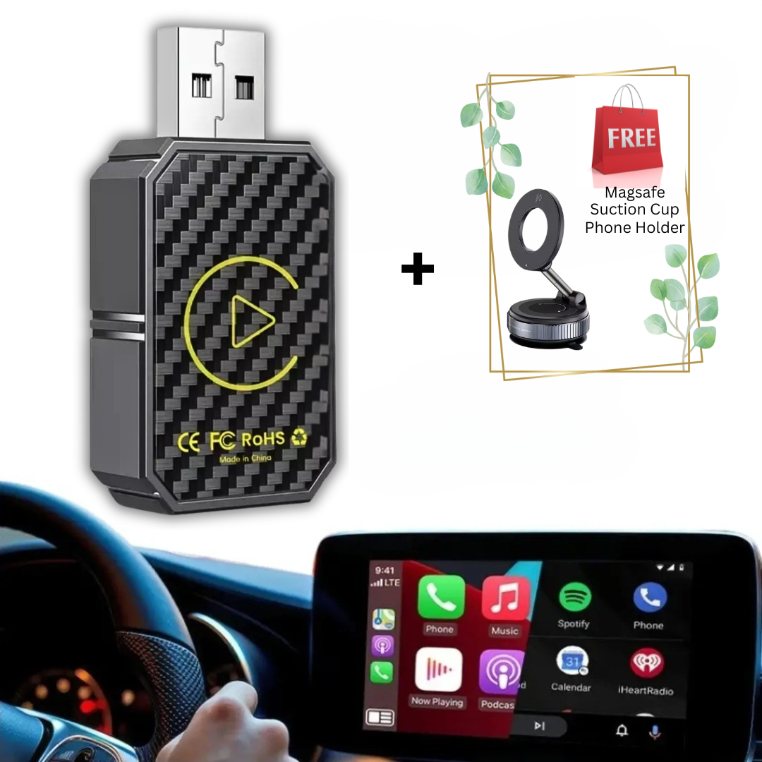 Wireless Carplay Android Auto Adapter For iPhone and Android