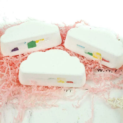 Cloud Rainbow Bath Salt Ball Essential Bubble Skin Care Oil Effervescent Bath