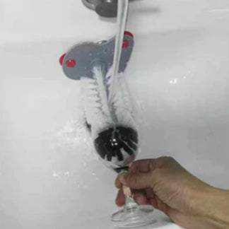 Cup Brush Cleaner Bristle Brush Wall-washing Double Side Glass Washer