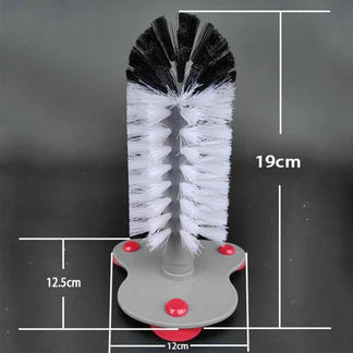 Cup Brush Cleaner Bristle Brush Wall-washing Double Side Glass Washer