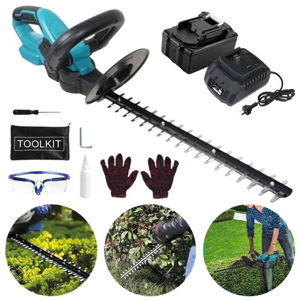 Electric Cordless Hedge Trimmer Garden Cutter Pruner For 18V Makita Battery