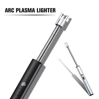 Electric USB Flameless Lighter BBQ Windproof Rotate 360 Candle Rechargeable Tool