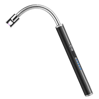 Electric USB Flameless Lighter BBQ Windproof Rotate 360 Candle Rechargeable Tool