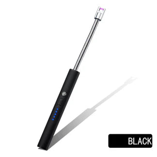 Electric USB Flameless Lighter BBQ Windproof Rotate 360 Candle Rechargeable Tool