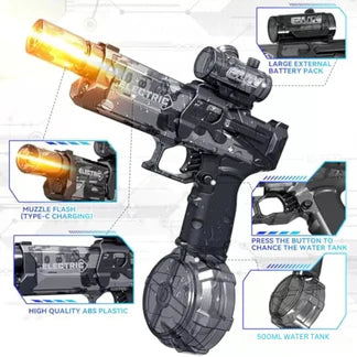 Electric Water Guns Ultimate Battle Blaster with Realistic Gun Muzzle Flame