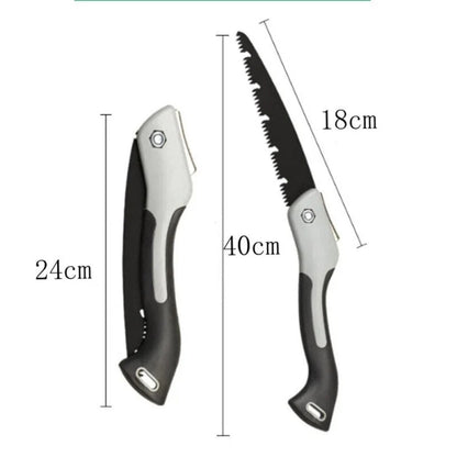 Foldable SK5 High-Manganese Steel Folding Camping Pruning Hand Saw Bushcraft Outdoor