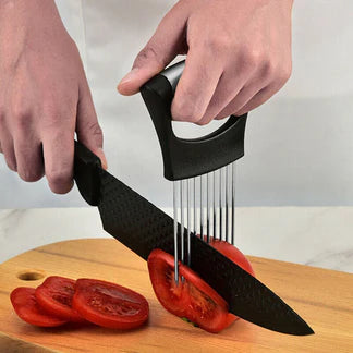 Food Slicer Assistant Onion Holder Tool Cutter Fish Meat Potato Vegetable