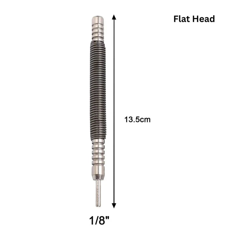 Hammerless Spring Nail Tool Nail Center Holes Punch Drill Bit Pin Removal Tools