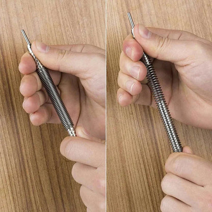 Hammerless Spring Nail Tool Nail Center Holes Punch Drill Bit Pin Removal Tools