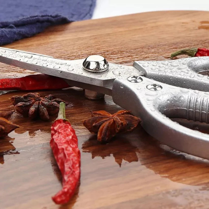 Heavy Duty Kitchen Scissors Shears Stainless Steel Fish Chicken Bone Beer Opener