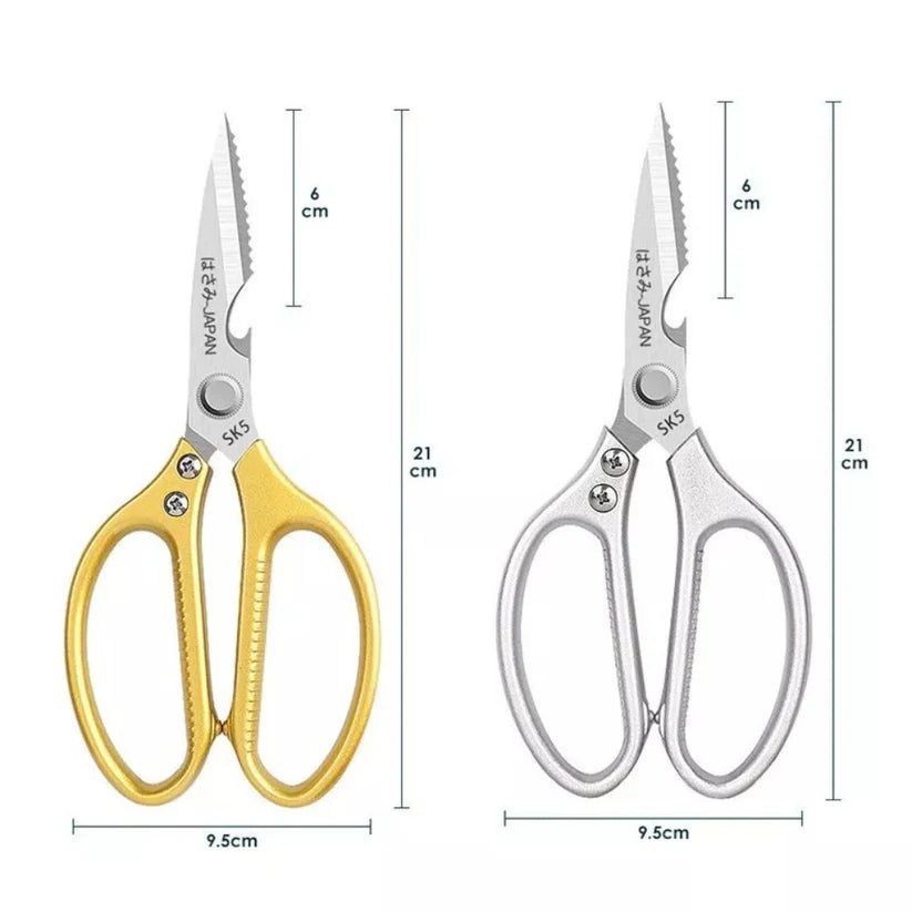 Heavy Duty Kitchen Scissors Shears Stainless Steel Fish Chicken Bone Beer Opener