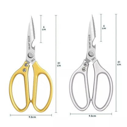 Heavy Duty Kitchen Scissors Shears Stainless Steel Fish Chicken Bone Beer Opener