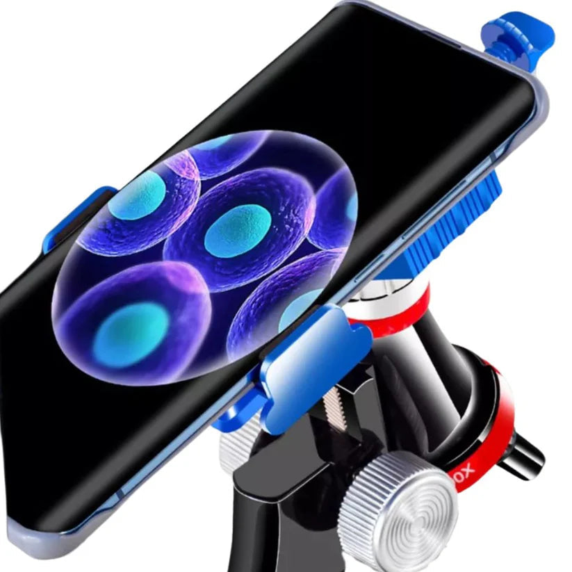 Kid Toy Microscope Science Kit 100X 400X 1200X Educational Lab Magnification