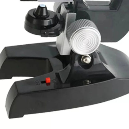 Kid Toy Microscope Science Kit 100X 400X 1200X Educational Lab Magnification