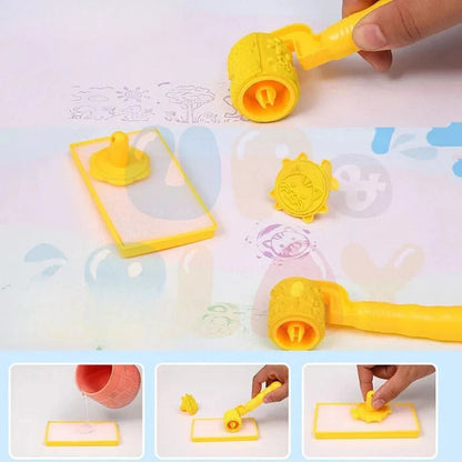 Kids Magic Water Drawing Large Mat Aqua Doodle Writing Mat Painting Board Toy