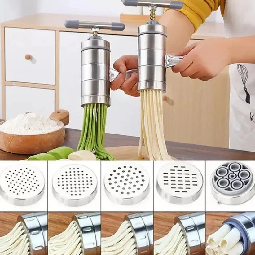 Kitchen Noodle Maker Machine Stainless Steel Pasta Press Fruit Juicer Spaghetti