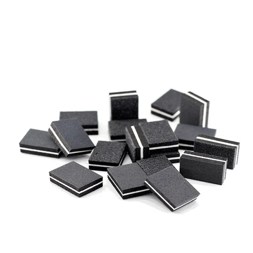 10-50pcs Nail File Buffer Block Sanding Sponge Acrylic Nail Art Buffing Ausie Sales
