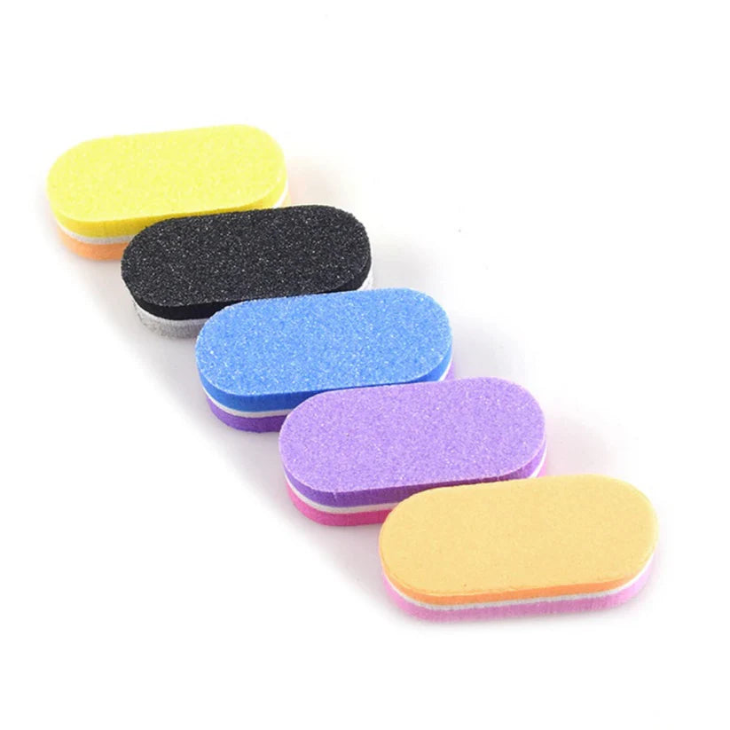 10-50pcs Nail File Buffer Block Sanding Sponge Acrylic Nail Art Buffing Ausie Sales