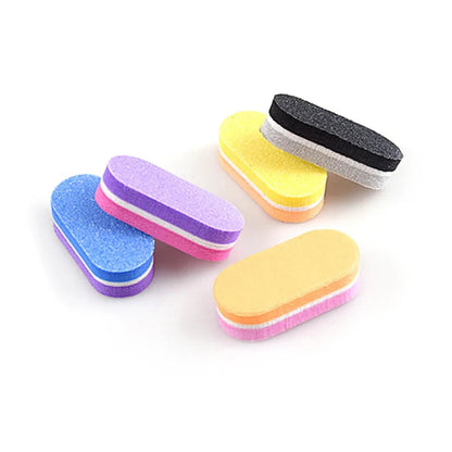 10-50pcs Nail File Buffer Block Sanding Sponge Acrylic Nail Art Buffing Ausie Sales