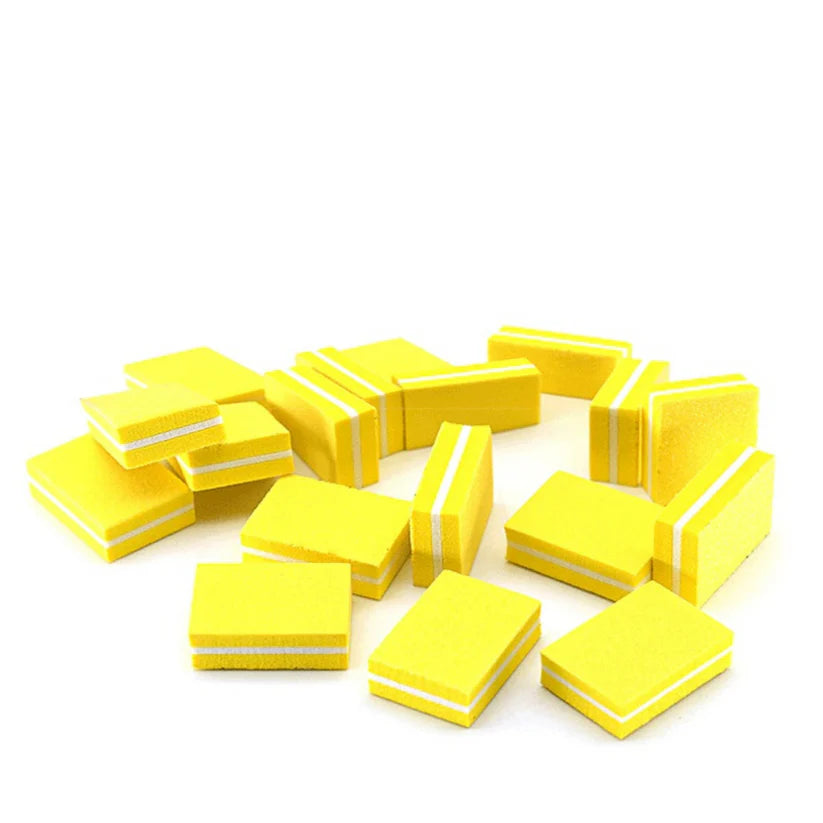 10-50pcs Nail File Buffer Block Sanding Sponge Acrylic Nail Art Buffing Ausie Sales