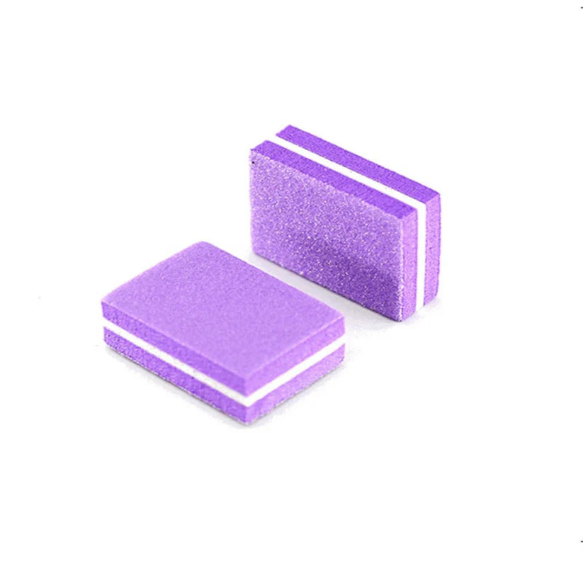 10-50pcs Nail File Buffer Block Sanding Sponge Acrylic Nail Art Buffing Ausie Sales