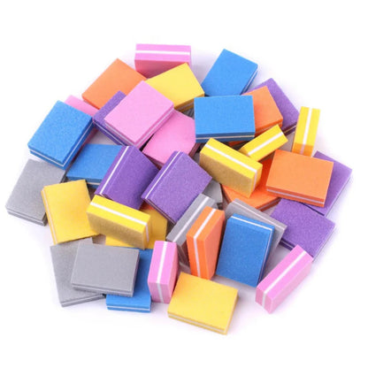 10-50pcs Nail File Buffer Block Sanding Sponge Acrylic Nail Art Buffing Ausie Sales