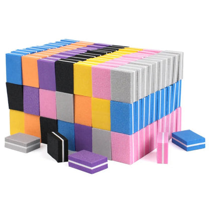 10-50pcs Nail File Buffer Block Sanding Sponge Acrylic Nail Art Buffing Ausie Sales