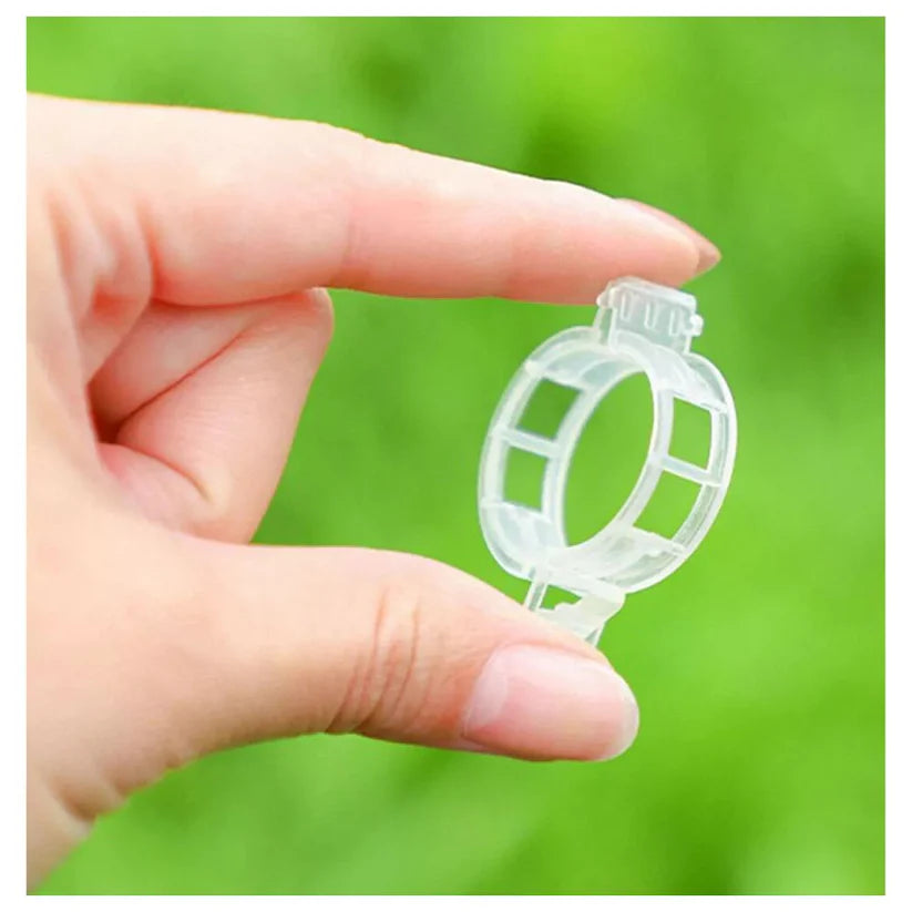100-300Pcs 25mm Garden Plant Support Clips Veggie Tomato Trellis Twine Ausie Sales