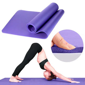 10/15/20mm Thick Nonslip Yoga Mat Durable Pad NBR Exercise Fitness Pilate Gym Ausie Sales