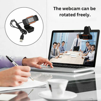1080P Full HD Webcam Camera USB2.0 Auto Focus Mic for PC Computer Laptop Ausie Sales