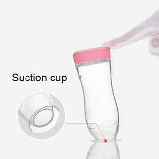 120ml Baby Spoon Feeder Kids Squeeze Feeding Bottle Silicone Food Rice Cereal Milk Ausie Sales