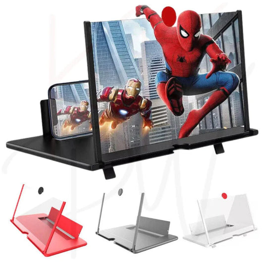 12" Folding Screen Magnifier Amplifier Stand 3D Adjustable Mobile Phone HD Video Ausie Sales