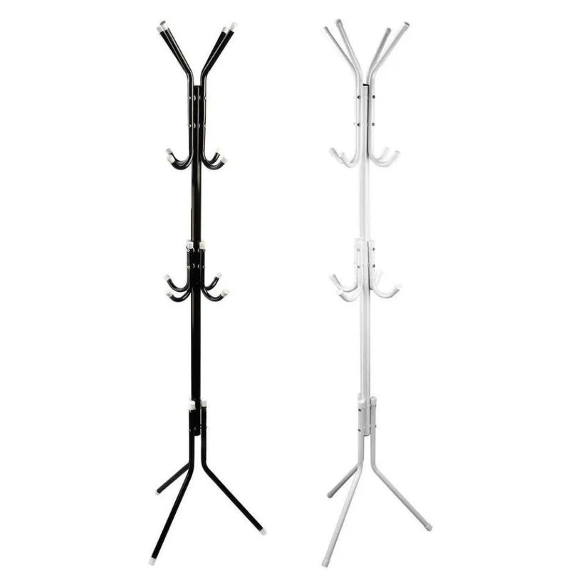 12 Hook 3-Tier Cloth Hanger Metal Tree Stand Hat Clothes Rack Style Storage Ausie Sales