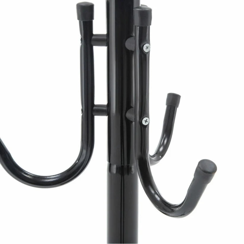 12 Hook 3-Tier Cloth Hanger Metal Tree Stand Hat Clothes Rack Style Storage Ausie Sales