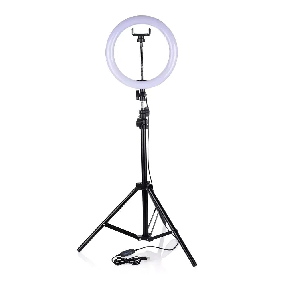 12" LED Ring Light Dimmable Lighting Phone Selfie Tripod Kit Makeup Live Lamp Ausie Sales