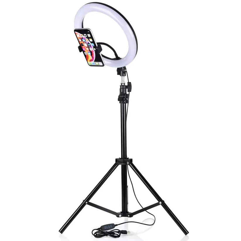 12" LED Ring Light Dimmable Lighting Phone Selfie Tripod Kit Makeup Live Lamp Ausie Sales