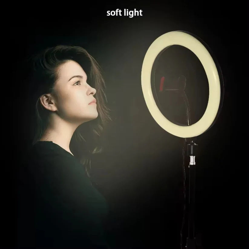 12" LED Ring Light Dimmable Lighting Phone Selfie Tripod Kit Makeup Live Lamp Ausie Sales