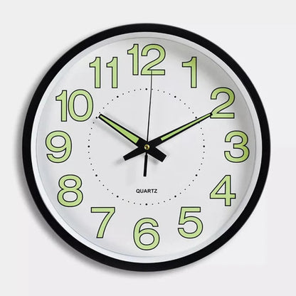 12'' Luminous Wall Clock Glow In The Dark Home Modern Clock Silent Quartz Indoor Ausie Sales