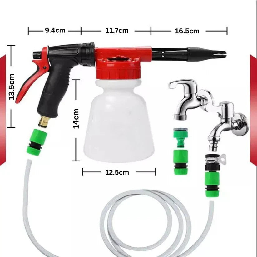 1L Snow Foam Lance Cannon Bottle Soap For Car Pressure Washer Gun Sprayer Hose Ausie Sales
