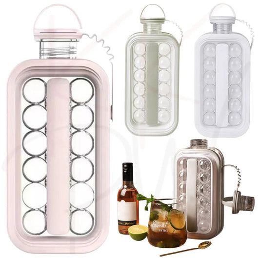 2-in-1 Portable Ice Ball Maker Cube Molds Kettle Cooling Ice for Cocktail Ausie Sales