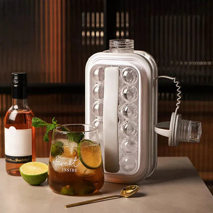 2-in-1 Portable Ice Ball Maker Cube Molds Kettle Cooling Ice for Cocktail Ausie Sales
