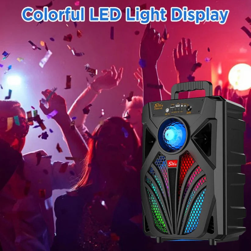 2000W Portable Bluetooth 5.0 Speaker Subwoofer Bass Sound Party Speaker Stereo Ausie Sales