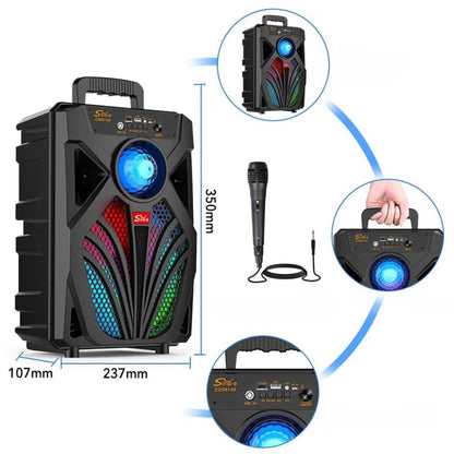 2000W Portable Bluetooth 5.0 Speaker Subwoofer Bass Sound Party Speaker Stereo Ausie Sales