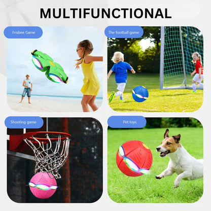 2024 Flying UFO Flat Throw Disc Ball Toy Pet Flying Saucer Dog Toy Gift Ausie Sales
