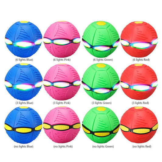 2024 Flying UFO Flat Throw Disc Ball Toy Pet Flying Saucer Dog Toy Gift Ausie Sales